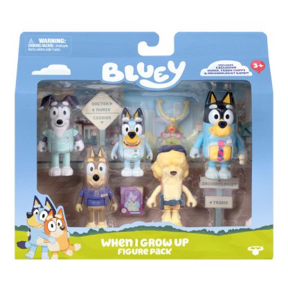 Shopkins Bluey S15 Dream Jobs Figure 5 Pack
